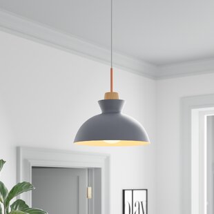 Grey and gold pendant hot sale light